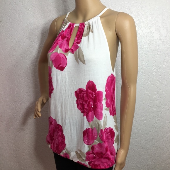 Inc Concepts Pink Floral Blouse - Picture 2 of 6